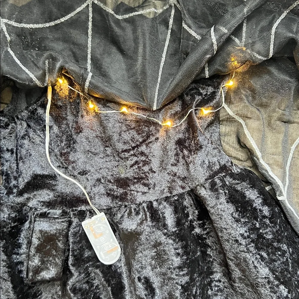 NWOT Pottery Barn Kids Black Spider Queen Costume - Picture 11 of 16